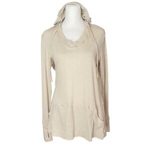🌻ExOfficio Neutral Insect Shield Bug Repellant Lightweight Hoodie Top  S